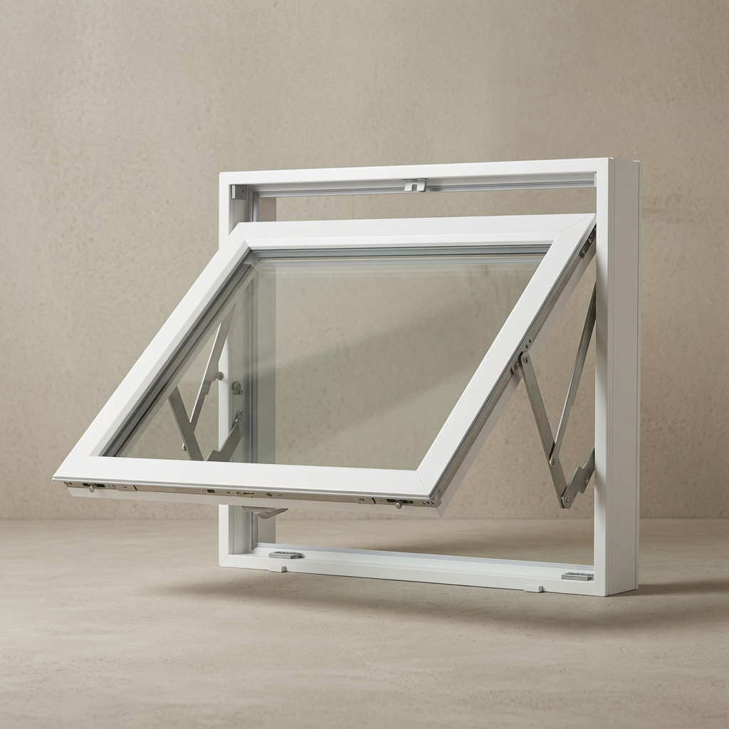 Vridfönster Sveafönster Konstant PVC 3-glas