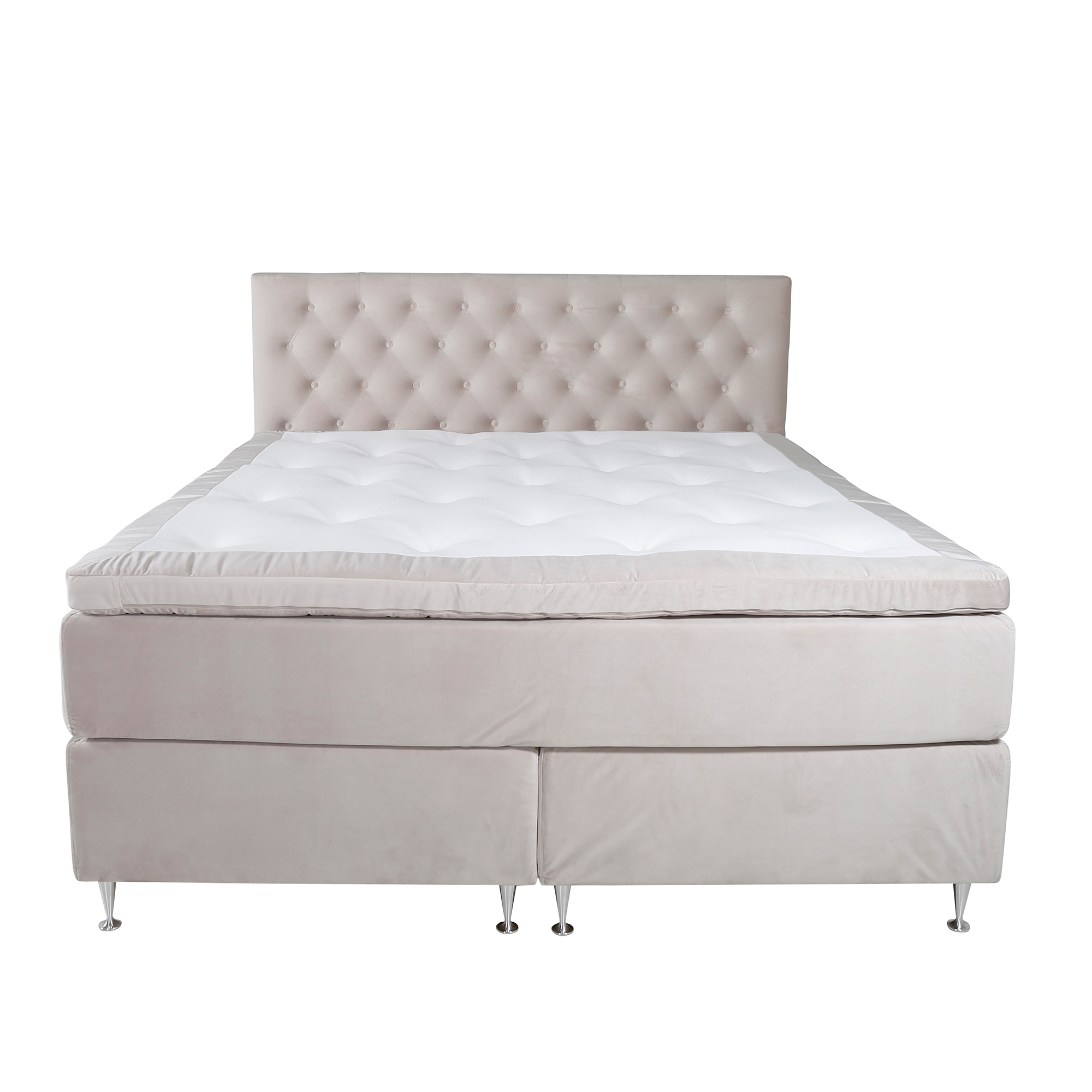 Kontinentalsäng Venture Home Frösslunda Sammet med Sänggavel Föra