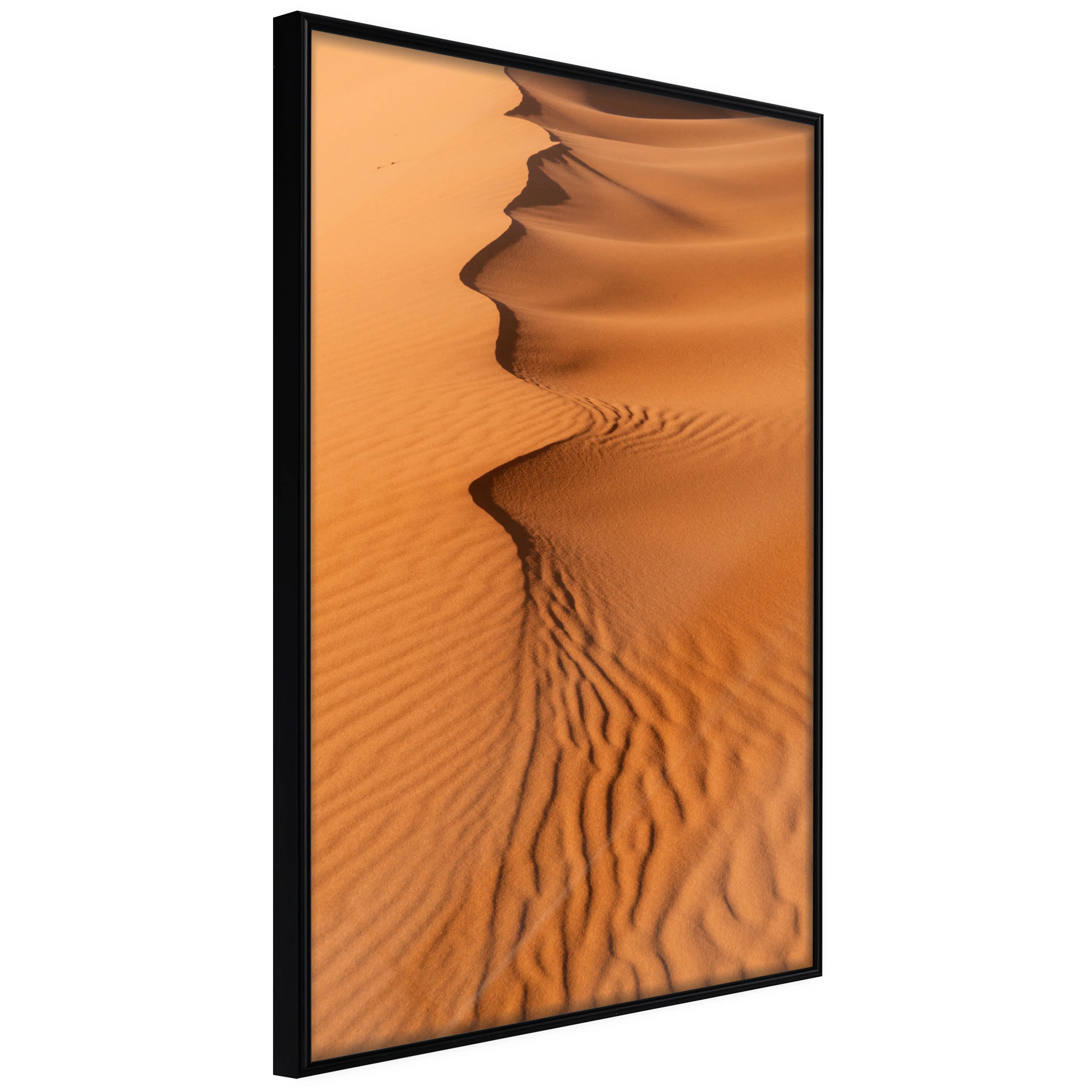 Affisch - Sandy Shapes [Poster] 20x30 Svart ram, 20x30 cm