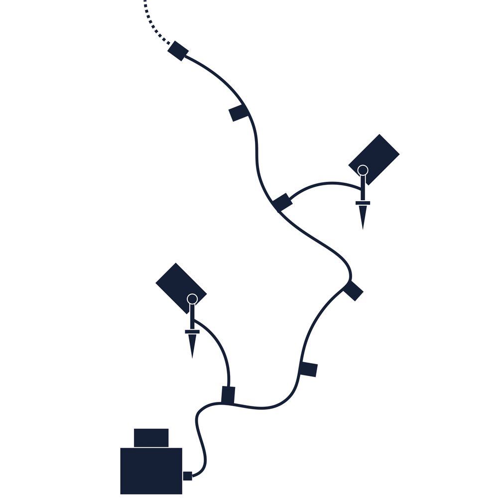 Markspot LightsOn Luna Start 2-pack med Transformator