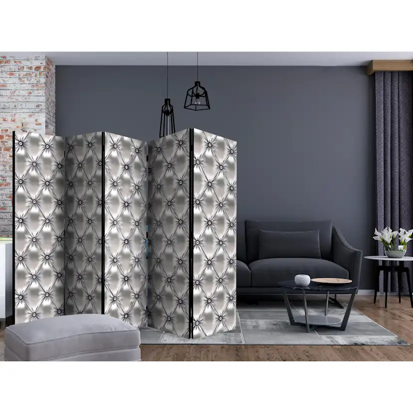 Rumsavdelare Skärmvägg Arkiio White Queen II 225x172 cm