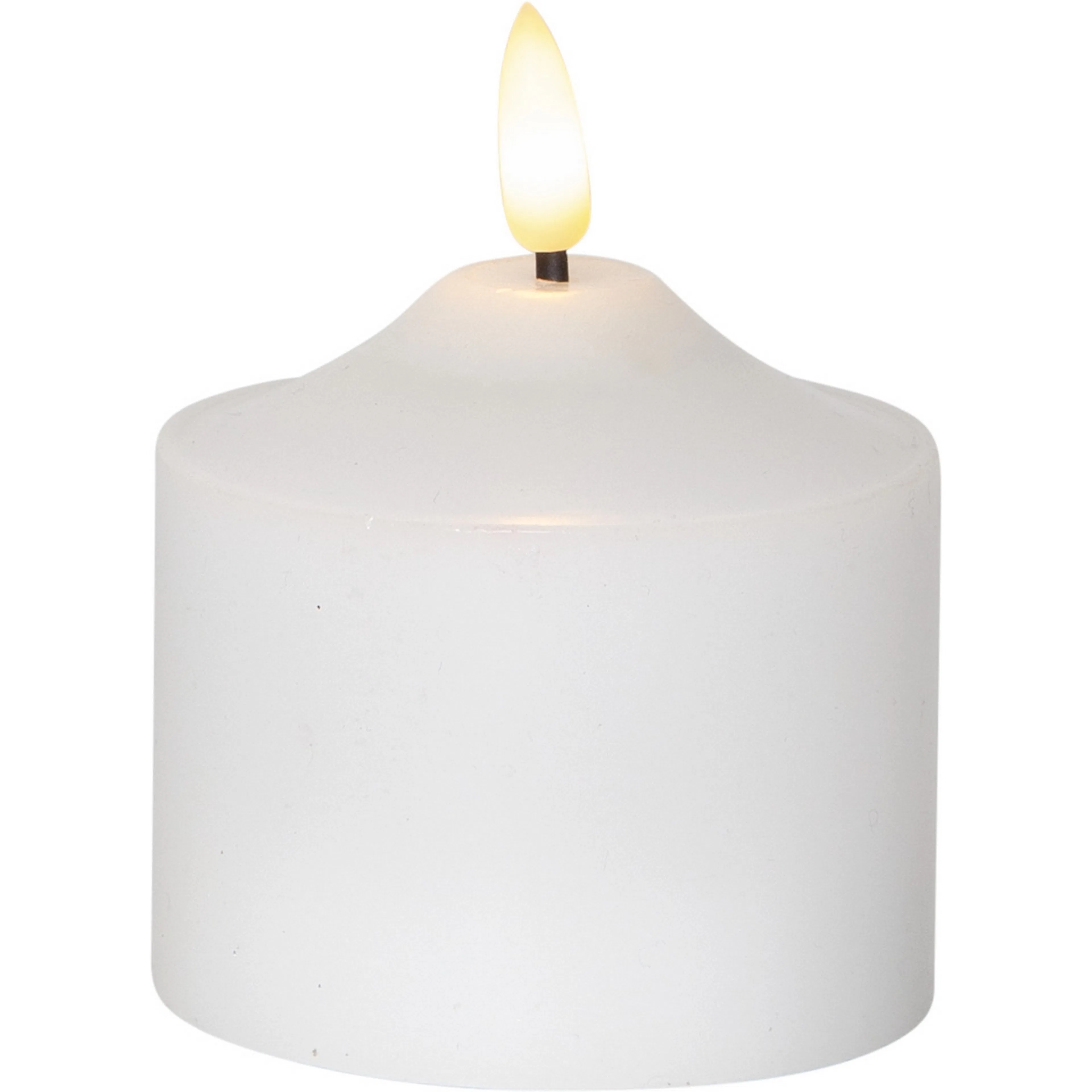 LED Blockljus Flamme 95 mm