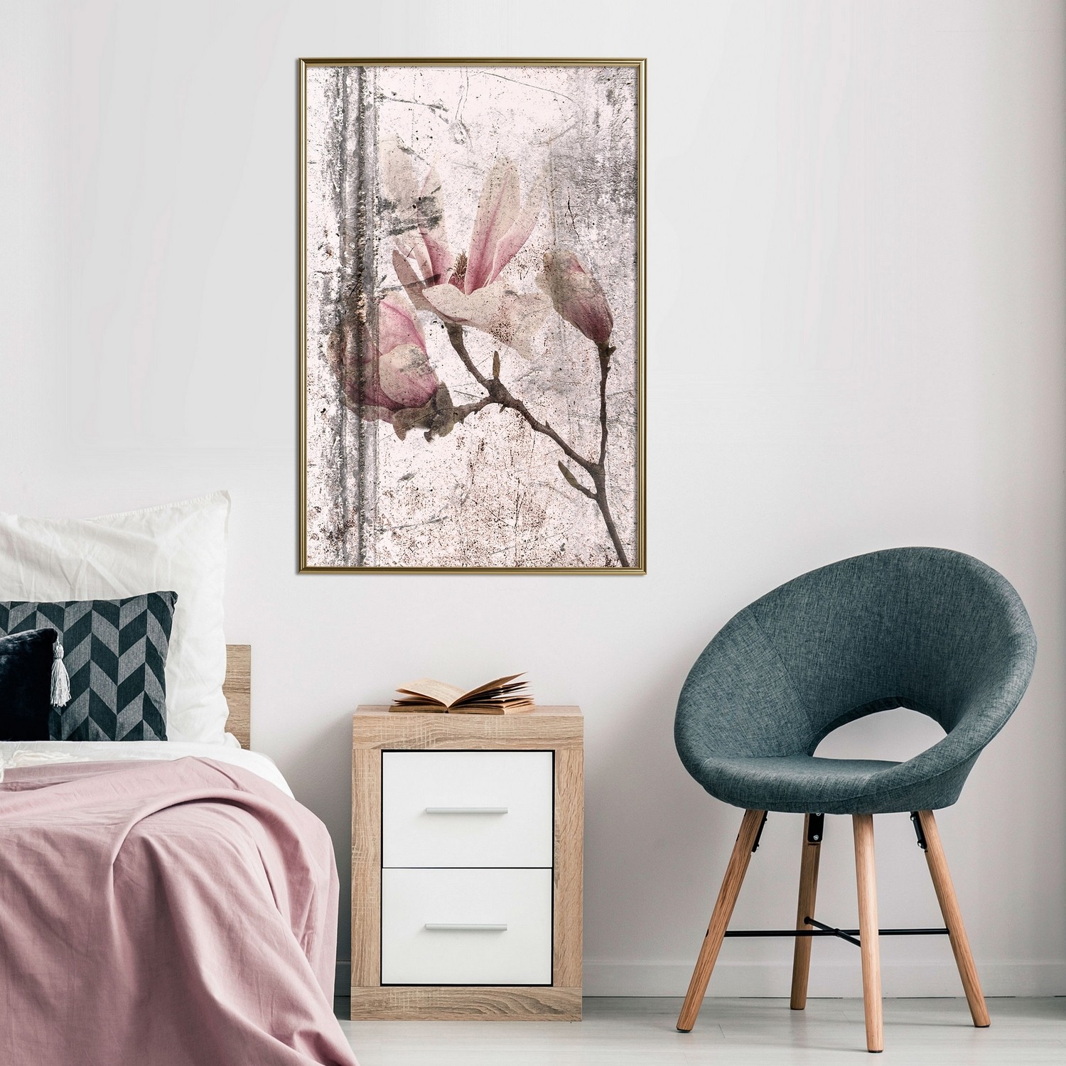 Poster Artgeist Affisch Exquisite Magnolia