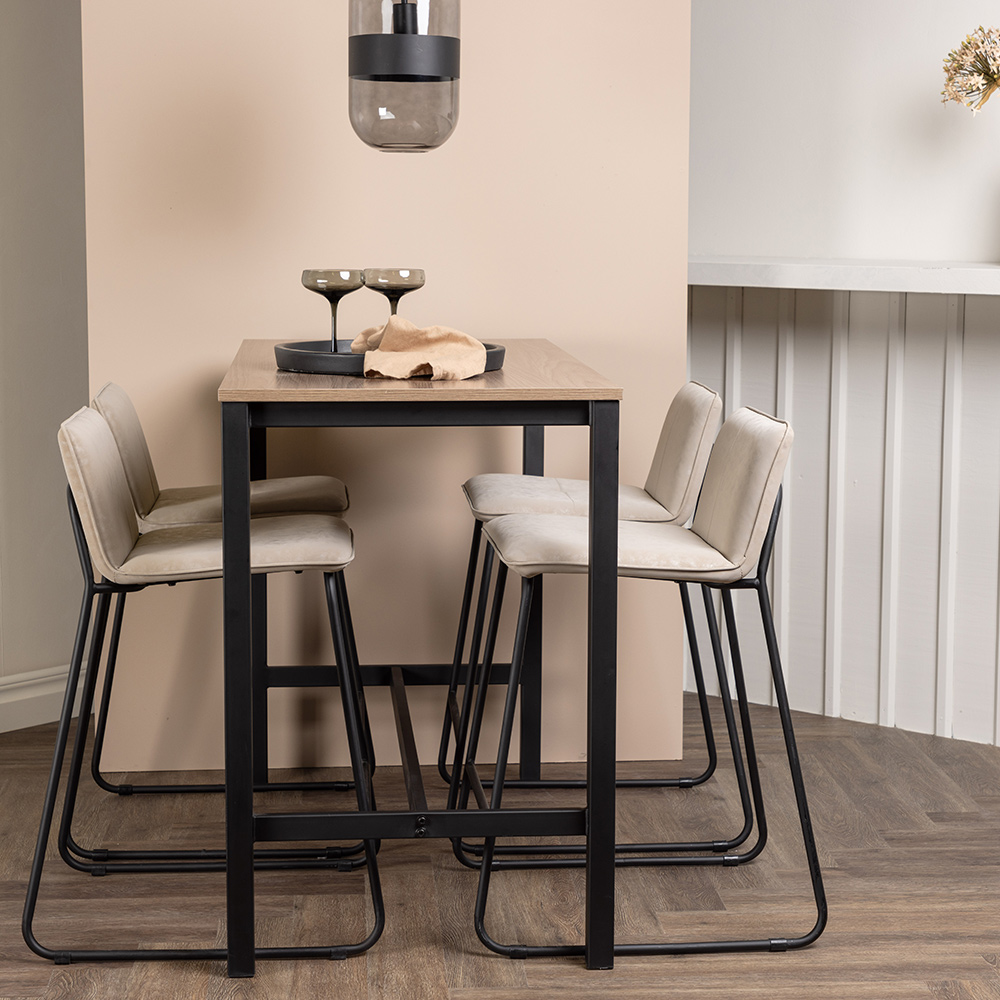 Matgrupp Venture Home Camden med 4 Bisbee Stolar