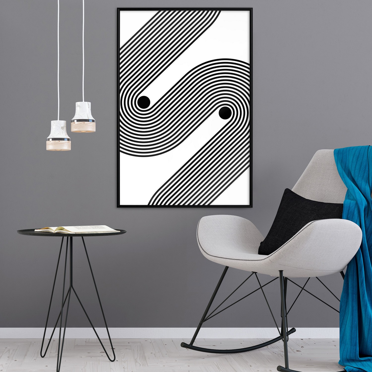 Poster Artgeist Affisch Monochrome Symphony