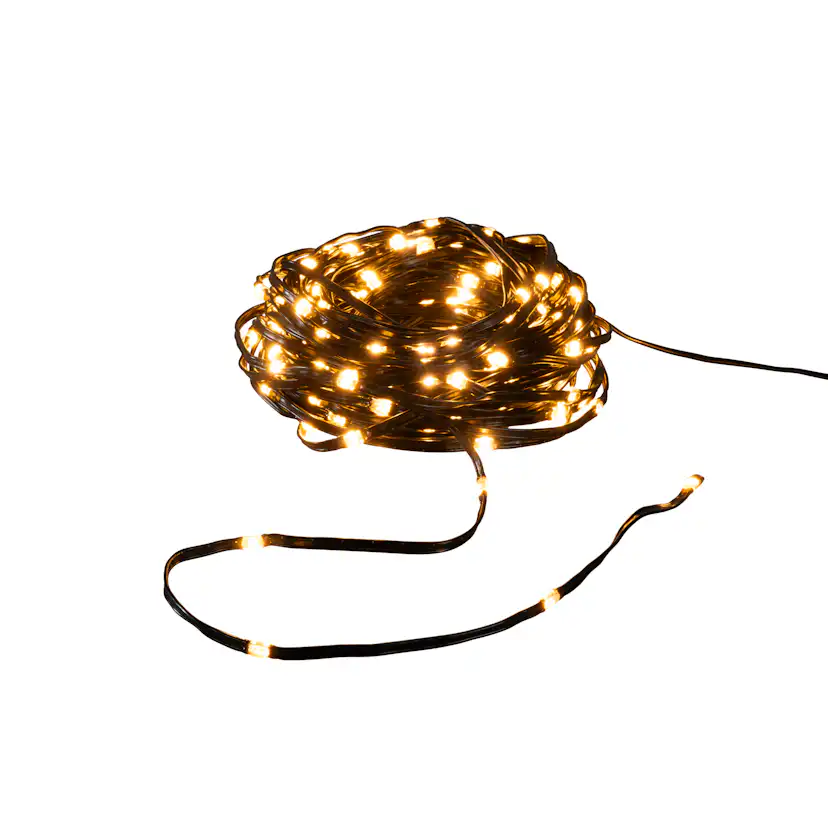 Ljusslinga Gnosjö Konstamide ShineLine 40 meter med 400st LED-lampor Amber Utomhus