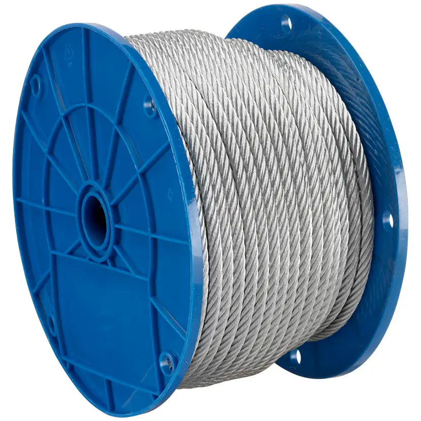 WIRE 114-TRÅD FZ Ø6MM Elförzinkad, D: 6 mm, L: 65 m