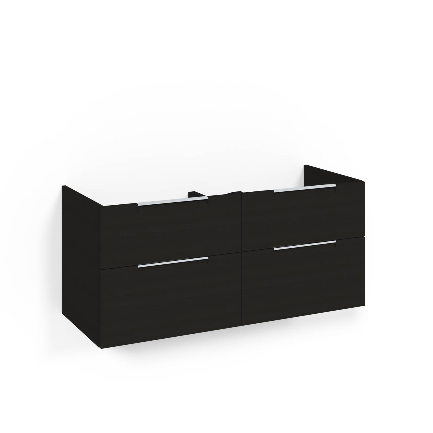 Crown Udel 120x45D Sv.Ek 4L Gr Bredd: 1200, Svart Ek