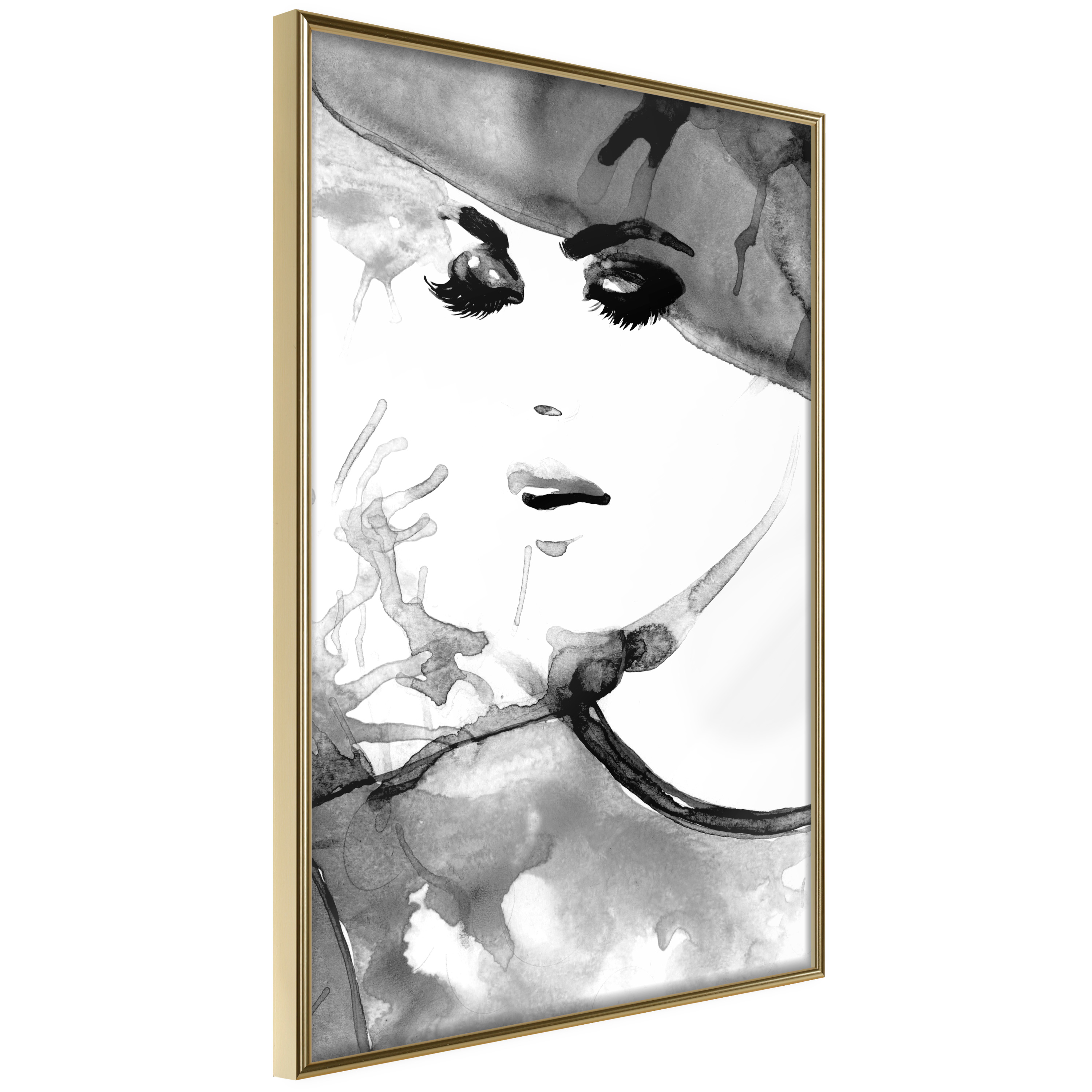 Affisch - Elegance in Love [Poster] 40x60 Guld ram, 40x60 cm