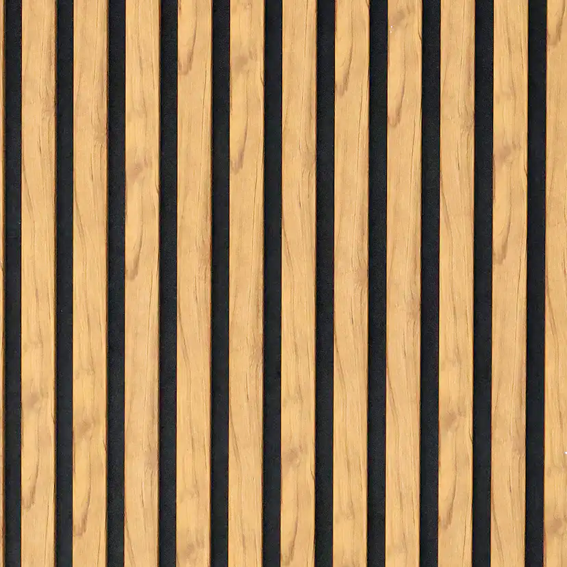 Akustikpanel Lundbergs SPA Svart Filt 2680x615x24 mm