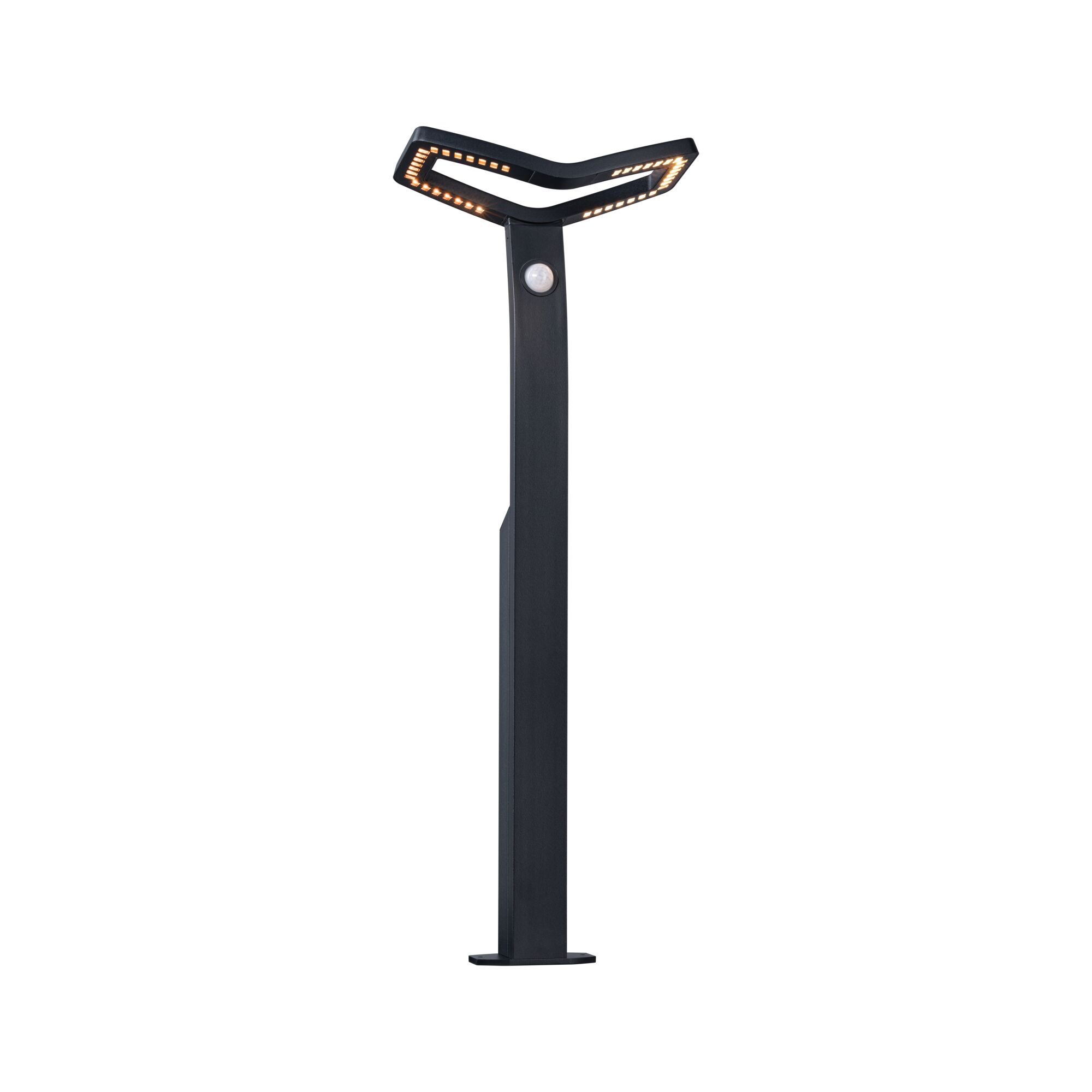 Pollare LED Paulmann Alara Smart Home Zigbee 3.0 med Skymningsstyrd rörelsedetektor IP44 230V