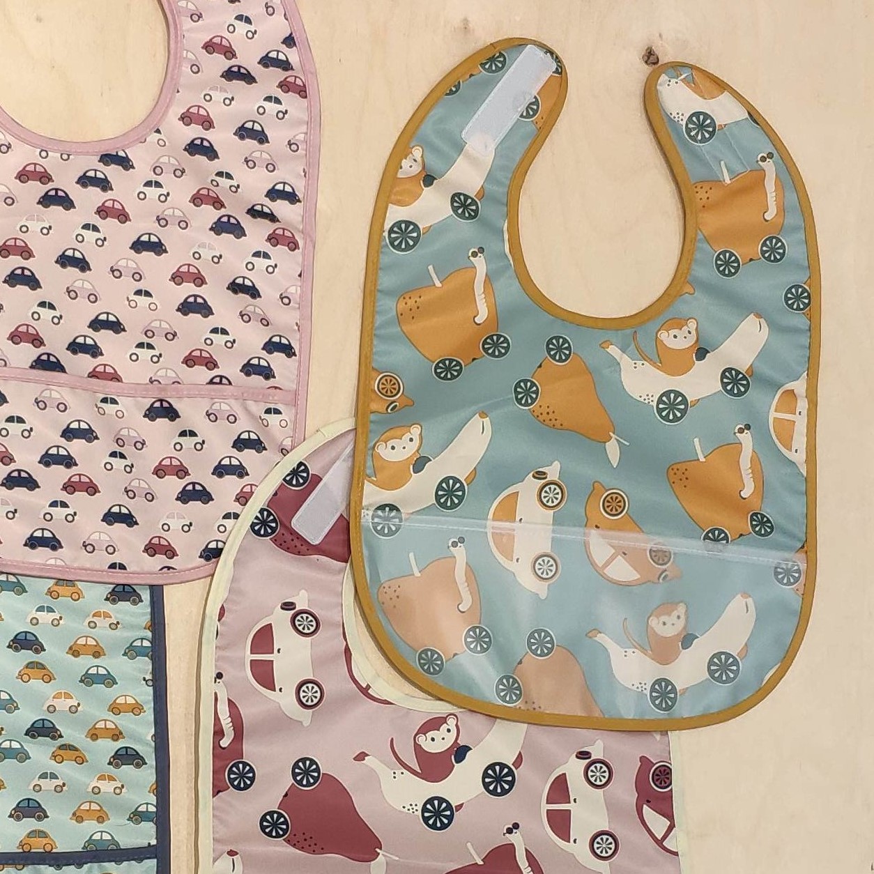 Haklapp Rätt Start 2-pack Bilar Gul/blå