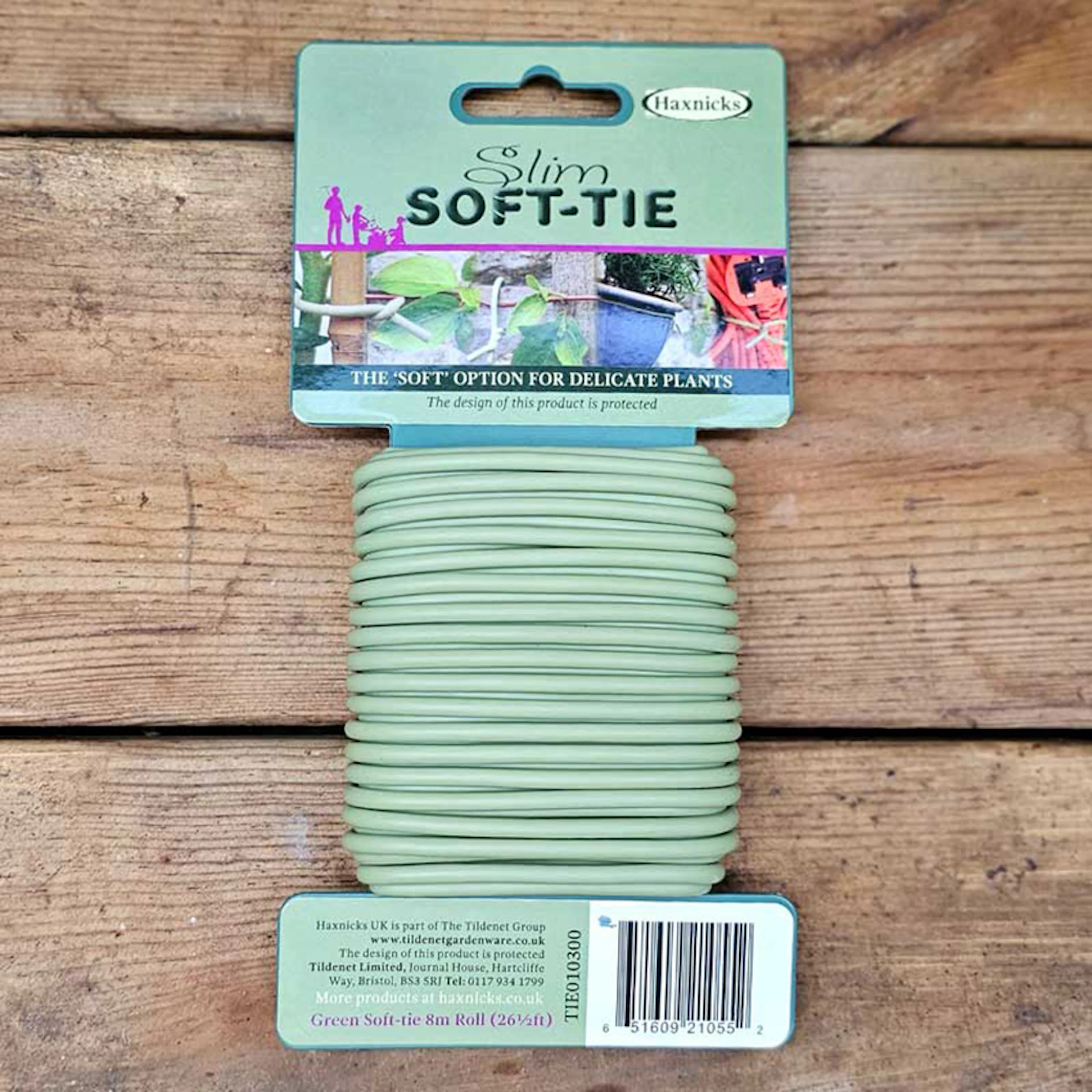 Uppbindning Omnia Garden Slim Soft Tie 8m