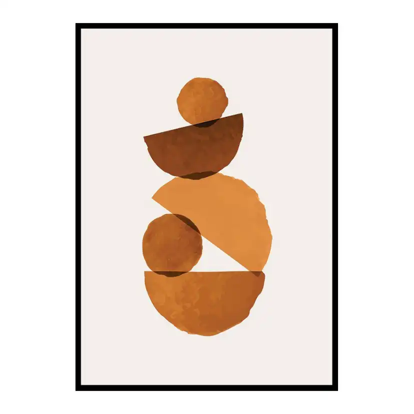 Poster Gallerix Abstract Maroon No2