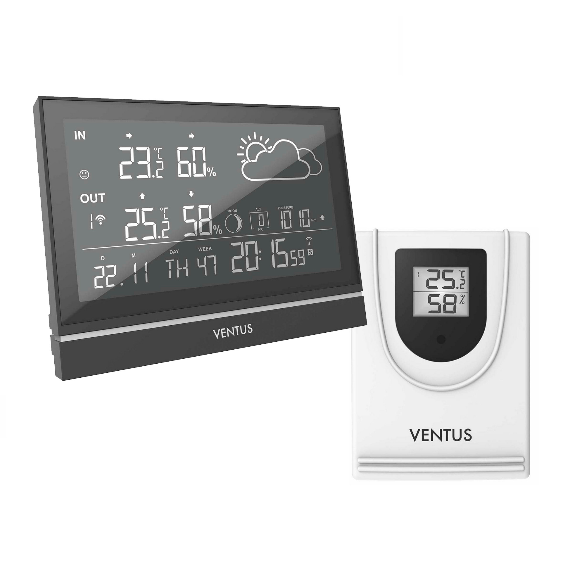 Väderstation Ventus W200 Kit med Display och Utomhussensor