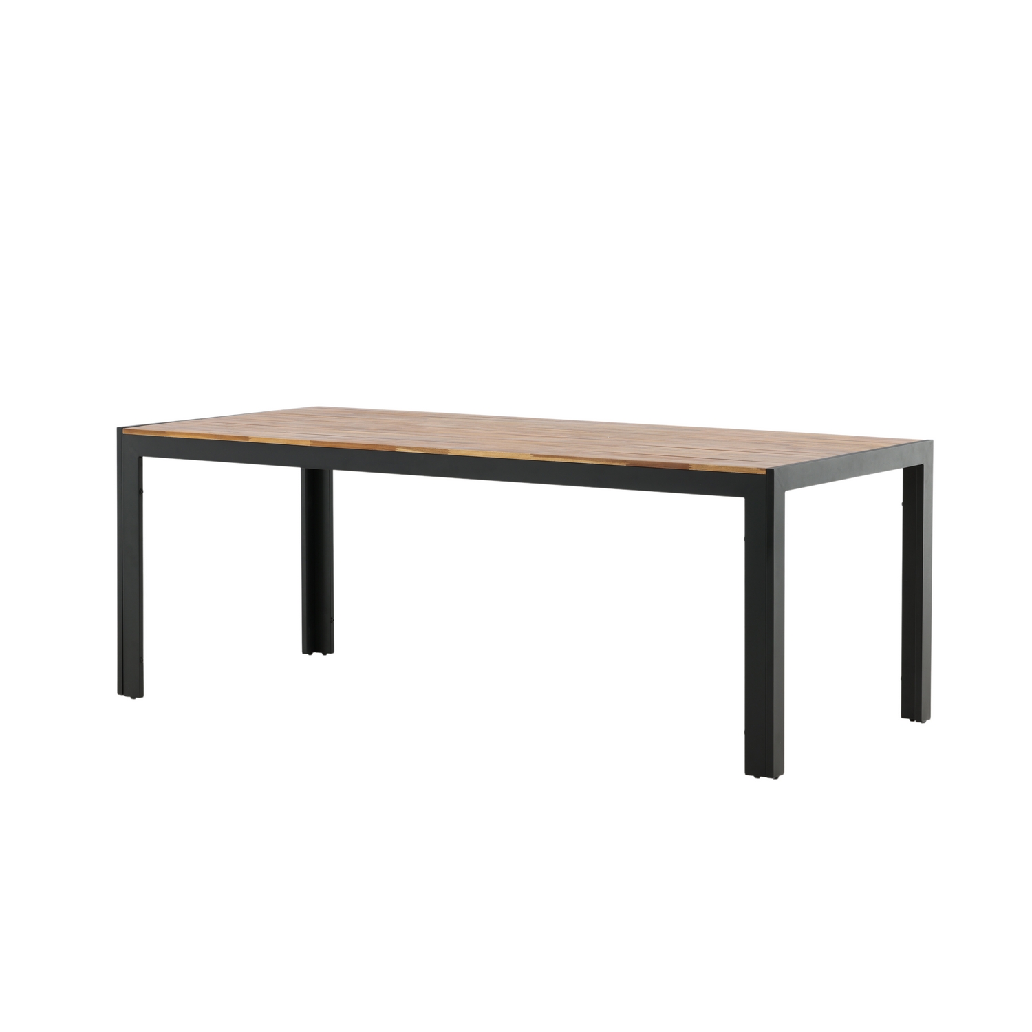 Bois Dining table 200*100cm  - Black Legs / Acacia Akacia/Svart