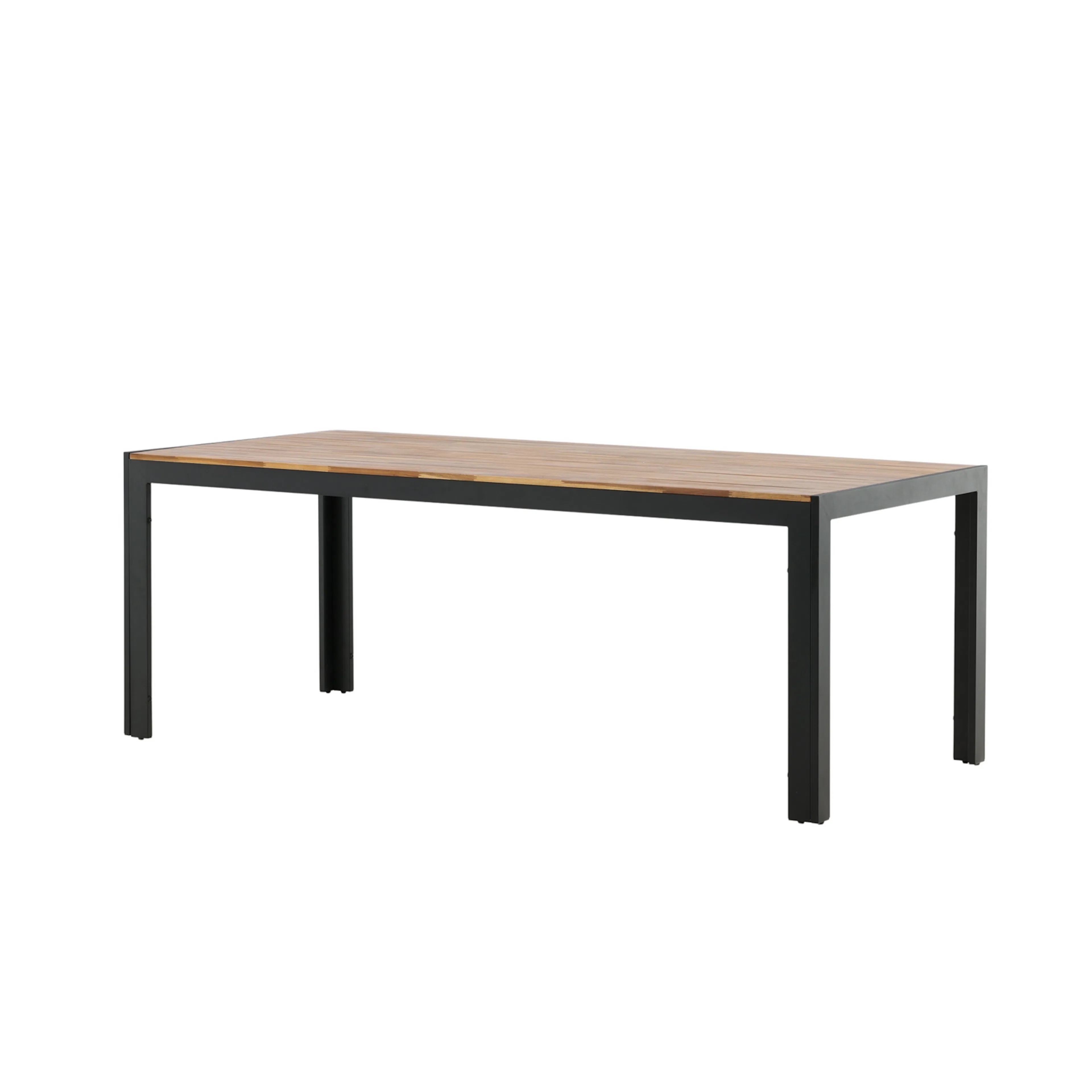 Bois Dining table 200*100cm  - Black Legs / Acacia Akacia/Svart