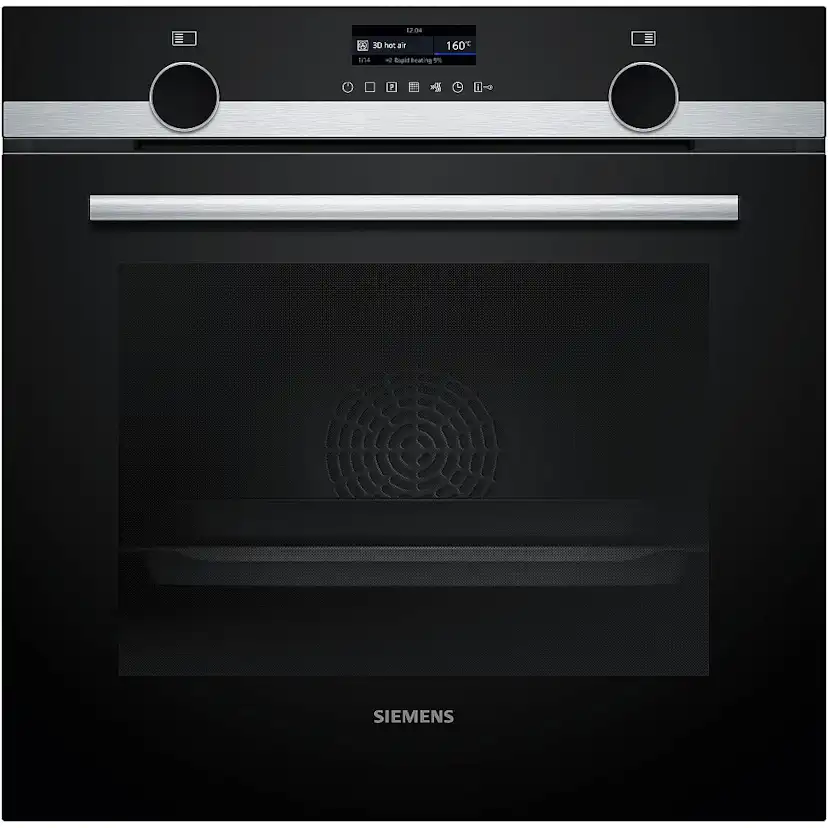 Inbyggnadsugn Siemens HB579GBR3 iQ500 Rostfri med Pyrolytisk Rengöring och Air Fry-funktion