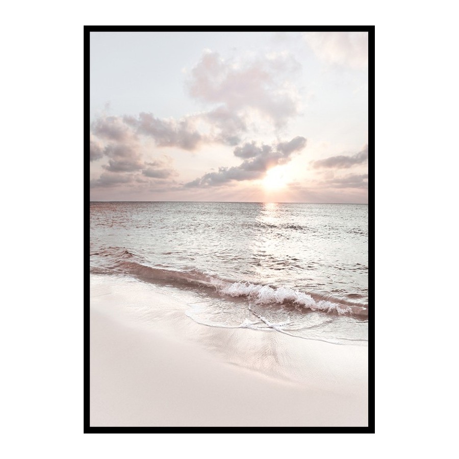 Poster Gallerix Waves At Seven Mile Beach