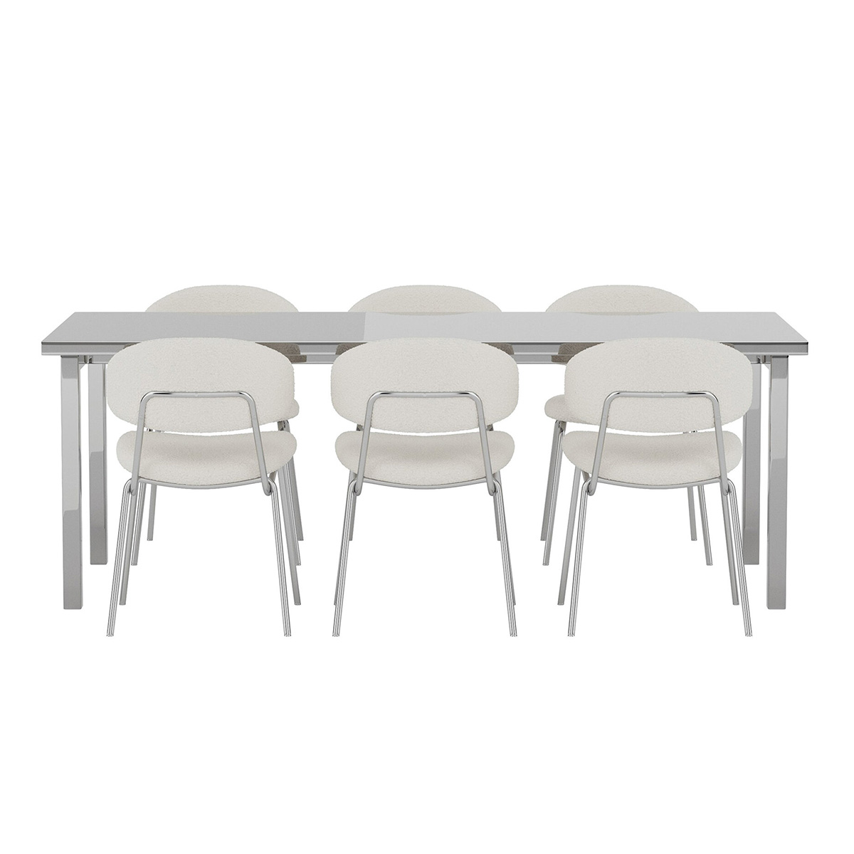 Matgrupp Venture Home Clio 210x95 cm med 4st Chico Stolar