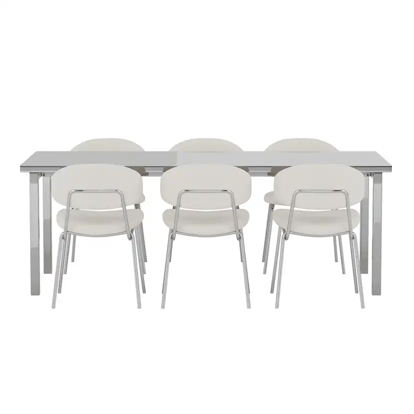 Matgrupp Venture Home Clio 210x95 cm med 4st Chico Stolar