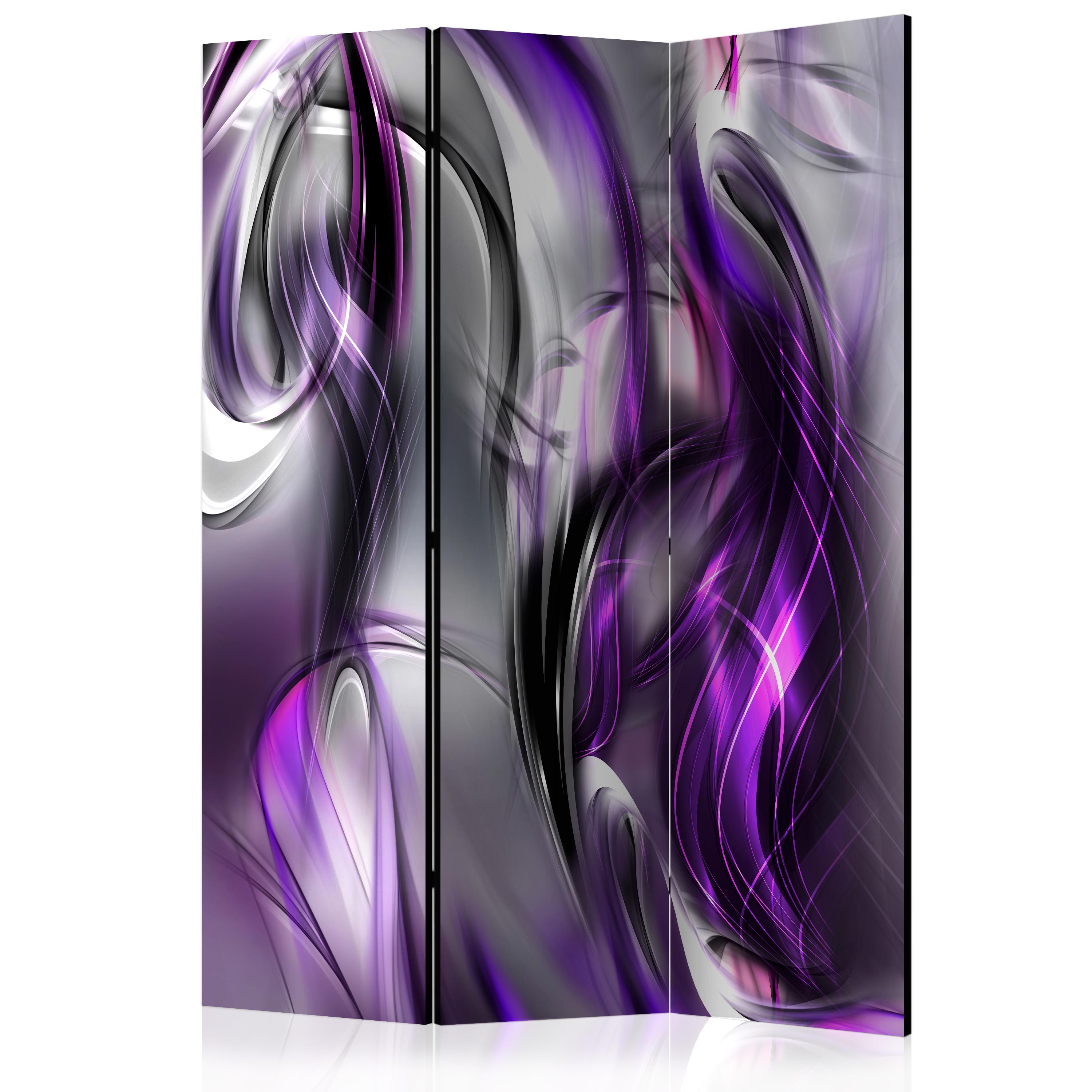 Rumsavdelare Skärmvägg Arkiio Purple Swirls 135x172 cm