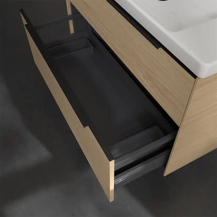 Tvättställsskåp Villeroy & Boch Subway 3.0 med 2 Lådor