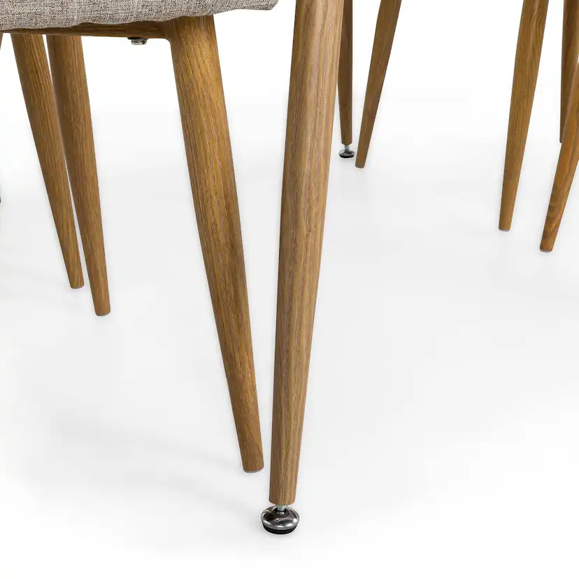 Matgrupp Basic Home Pontus Rektangulärt Matbord 120 cm med 4 Pelle Matstol