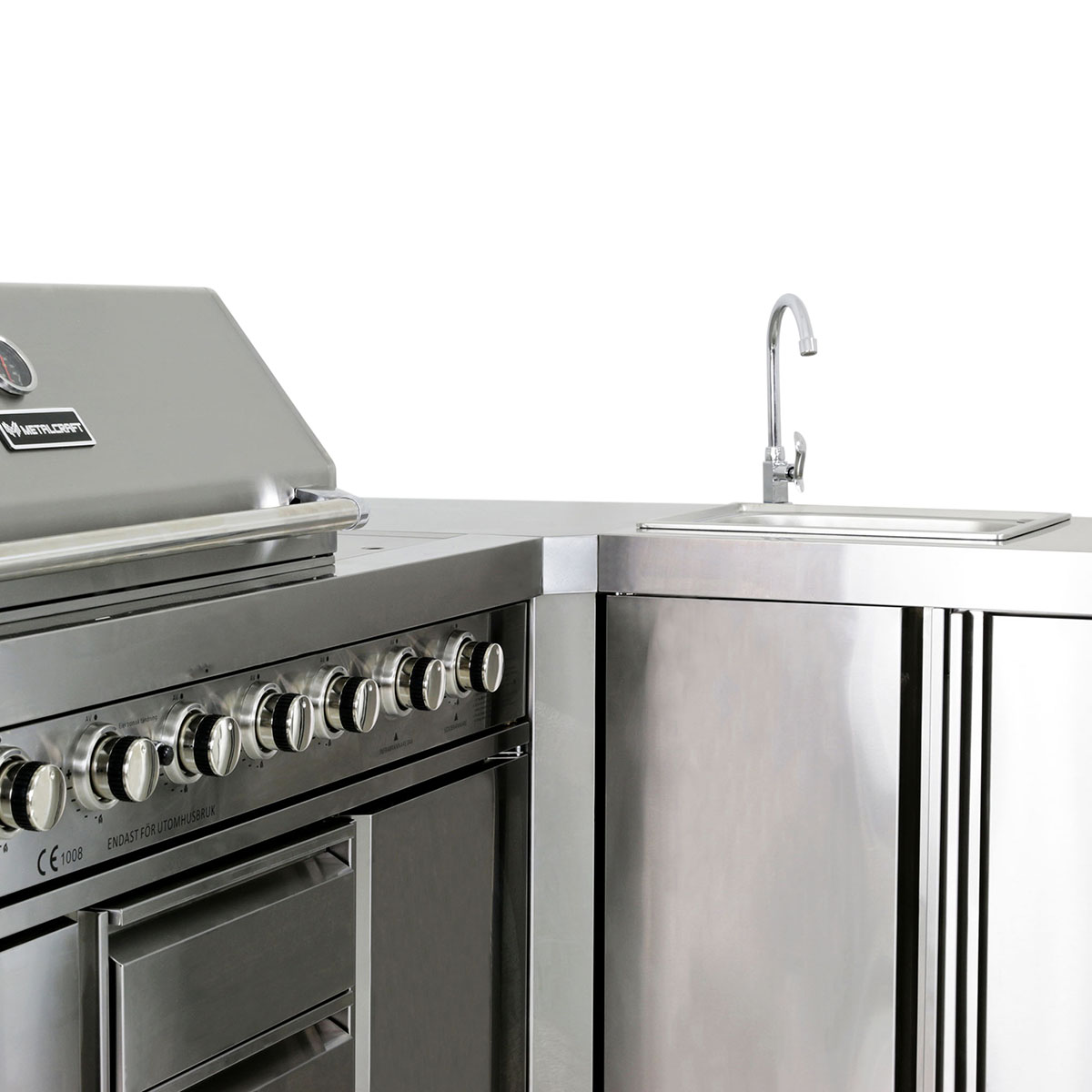 Hörnmodul Metalcraft Till Utekök