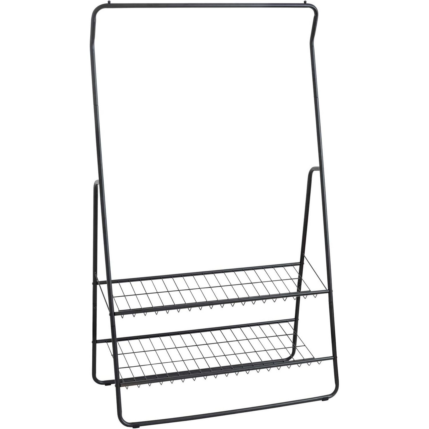 Klädställning WENKO Shiva En Klädstång med 2 Hyllor