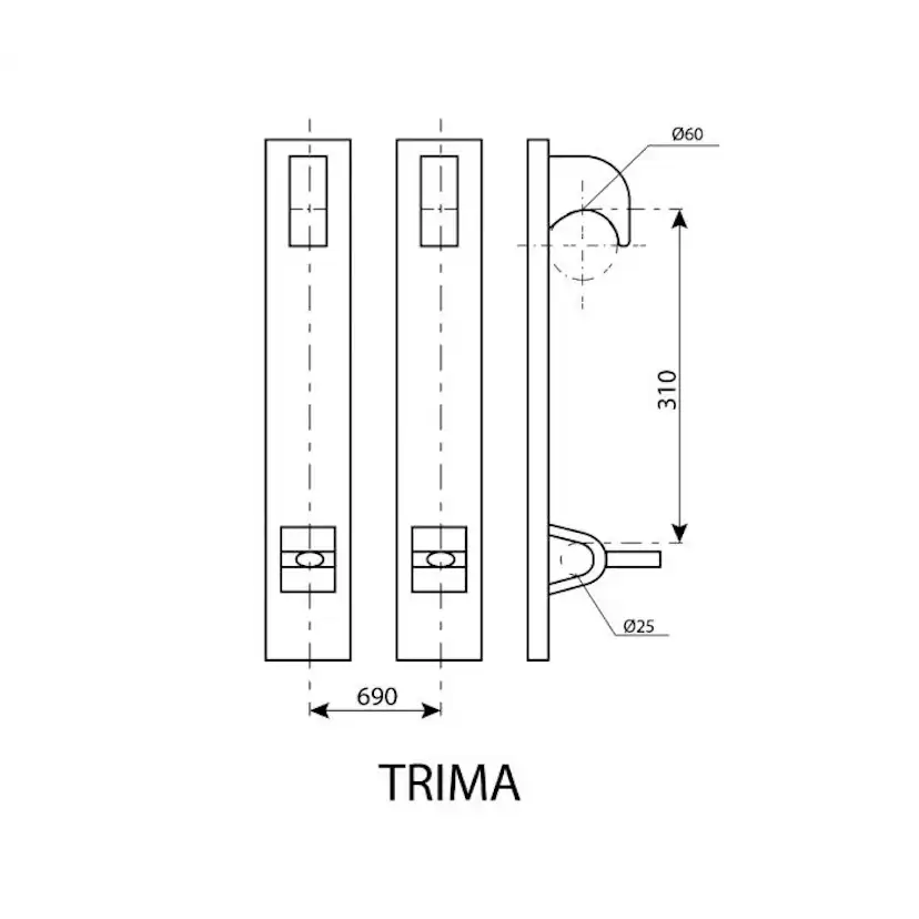 Svetsfäste Kellfri till Trima 30 mm