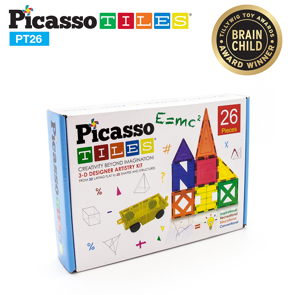 Magnetplattor Picasso Tiles 26 bitar