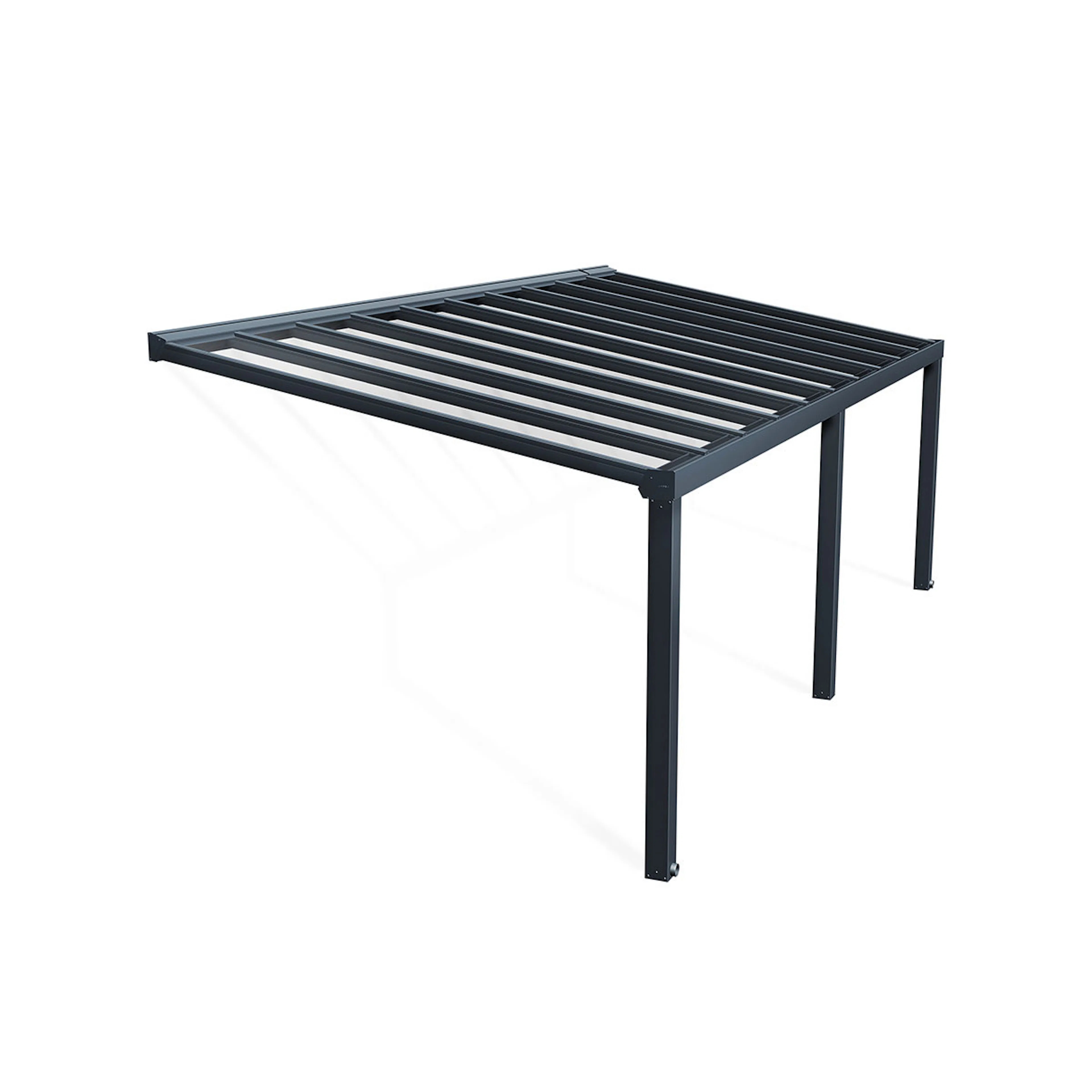 STOCKHOLM PATIO COVER 3.4X7.4 GREY CLEAR 3,4 x 7,4 m