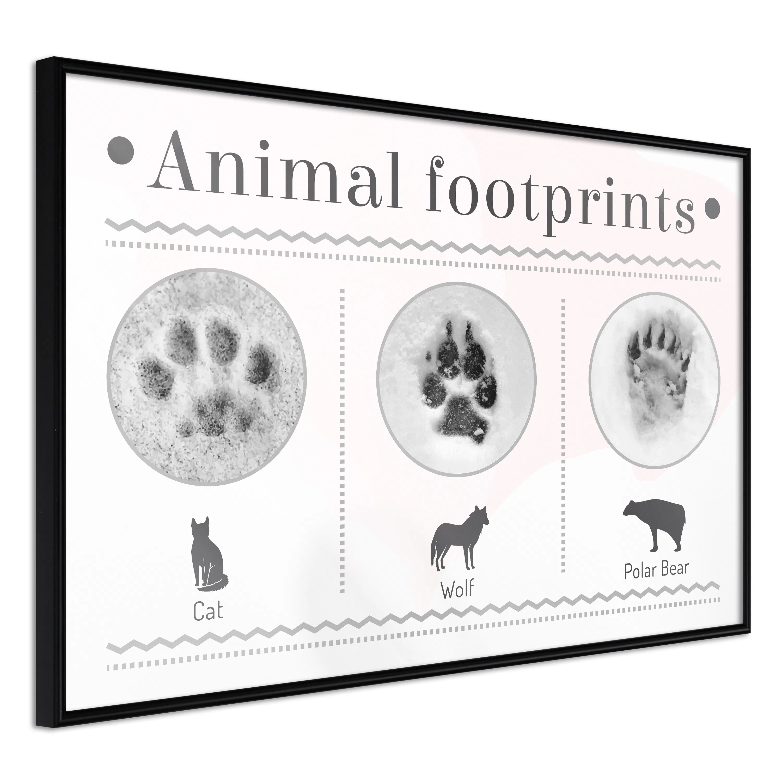 Poster Artgeist Affisch Footprints