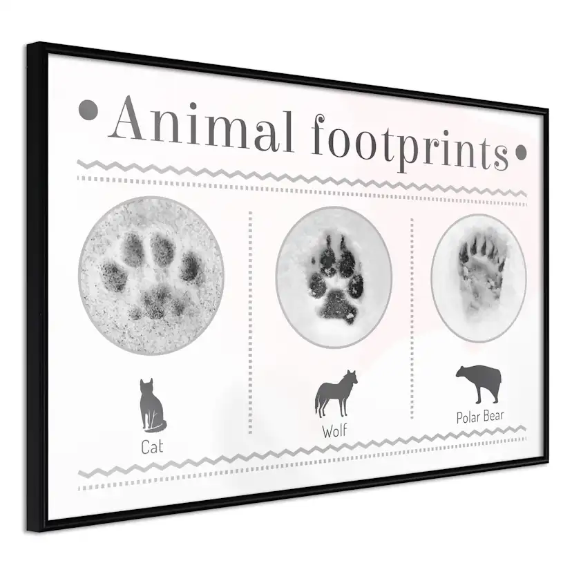 Poster Artgeist Affisch Footprints