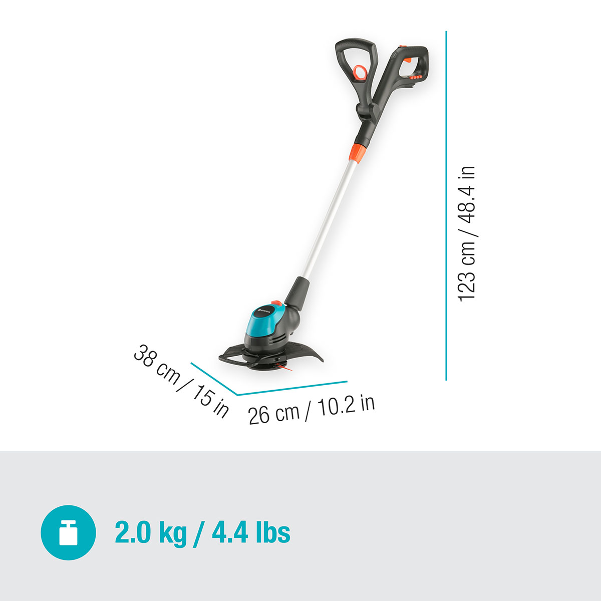 Trimmer Gardena EasyCut 23/18V P4A utan Batteri