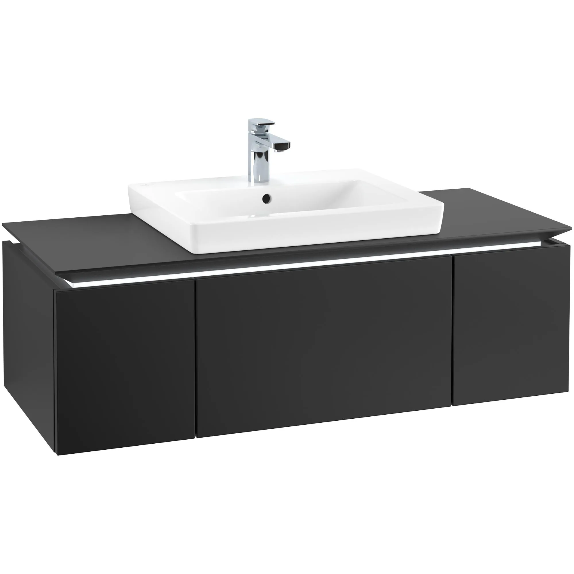 Tvättställsskåp Villeroy & Boch Legato Kompakt med 3 Lådor för Tvättställ