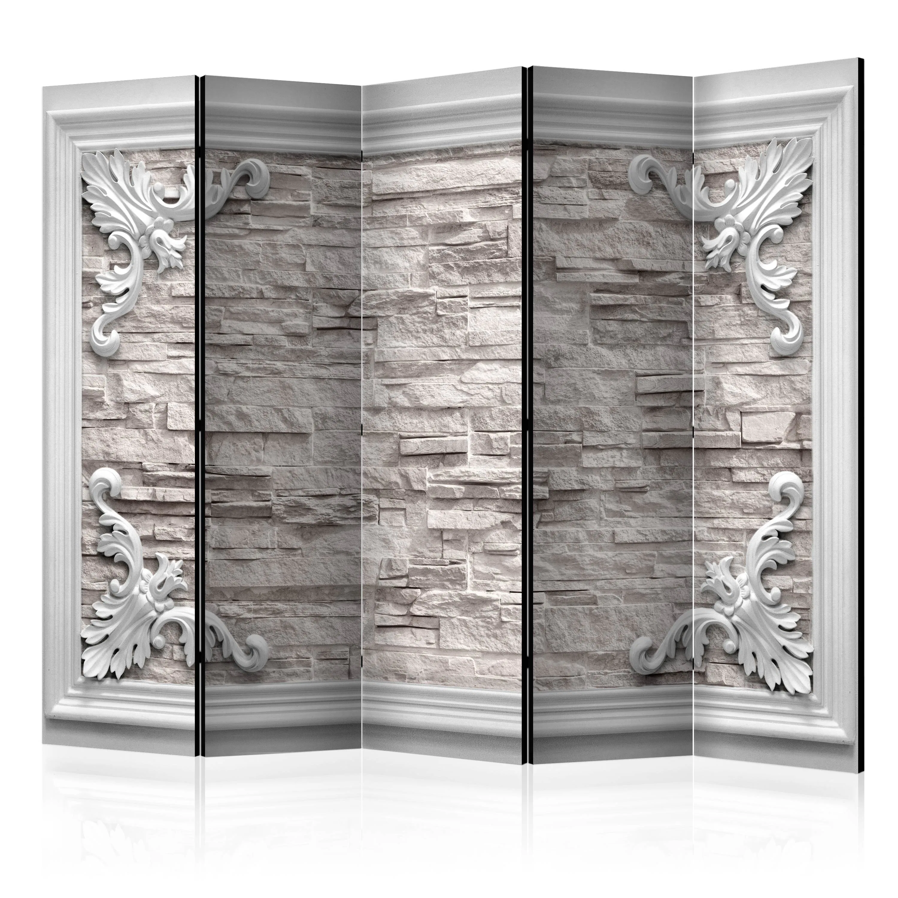 Rumsavdelare Skärmvägg Arkiio Brick In The Frame Beige II 225x172 cm