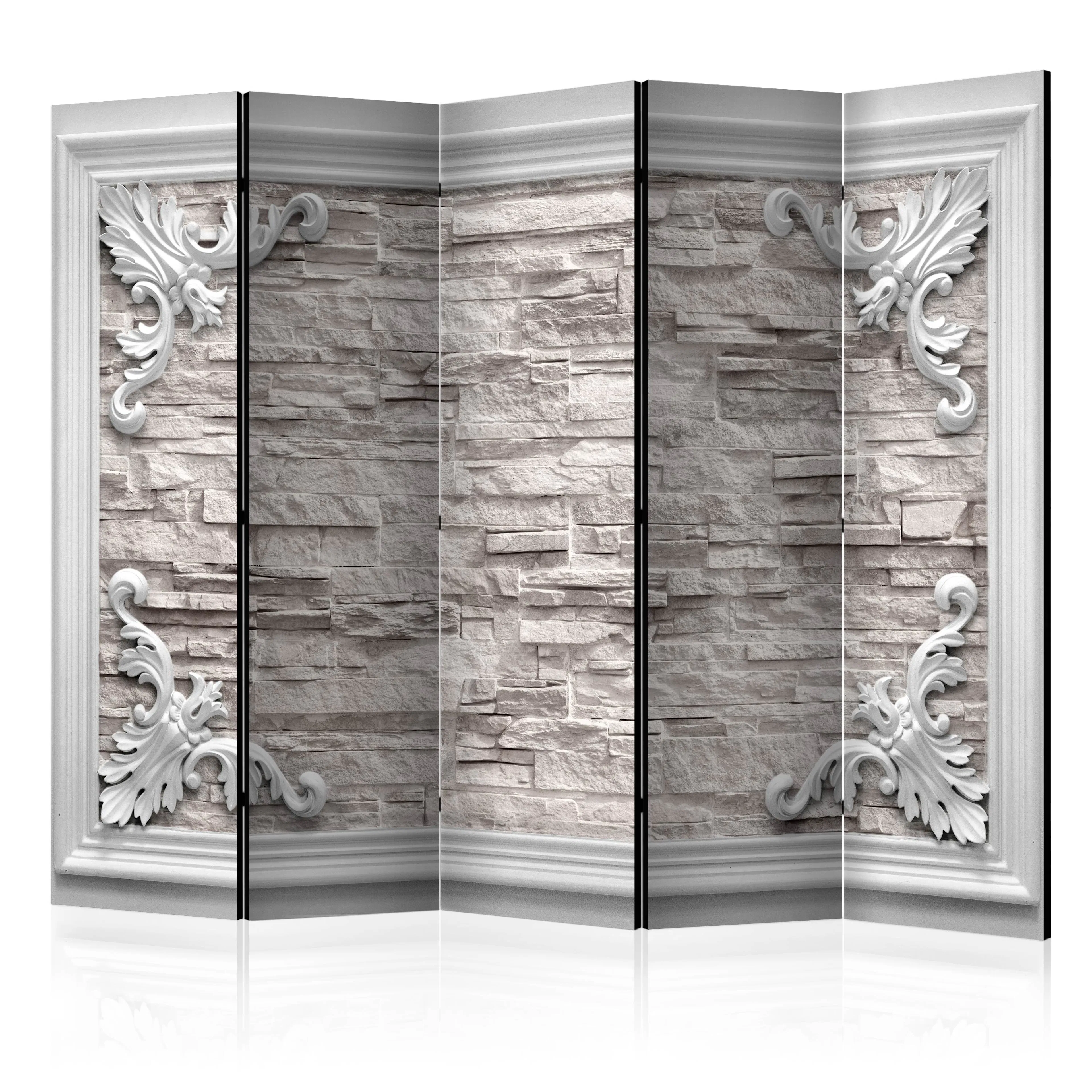 Rumsavdelare Skärmvägg Arkiio Brick In The Frame Beige II 225x172 cm