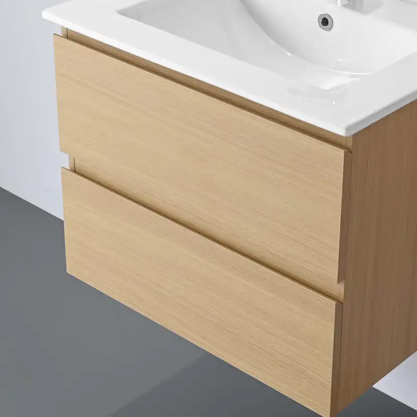 Tvättställsskåp Bathlife Eufori med Tvättställ och Spegel Skina