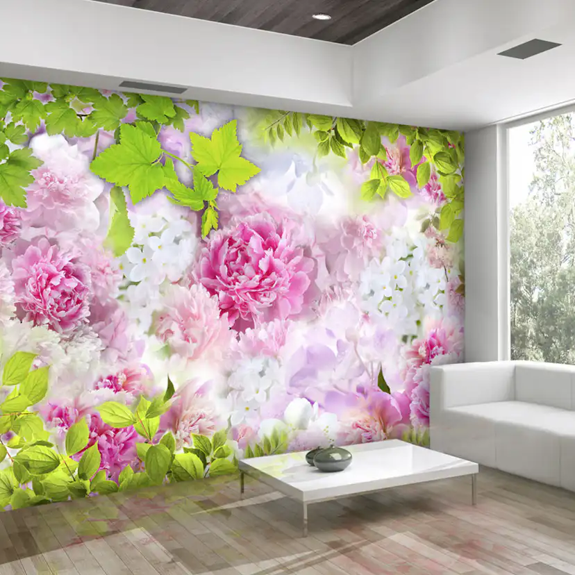 Fototapet Arkiio Självhäftande Peonies
