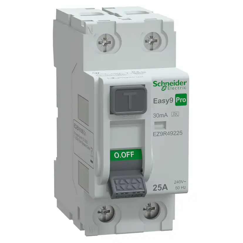 Jordfelsbrytare Schneider Electric Easy9 2-polig 25 A 30 mA a