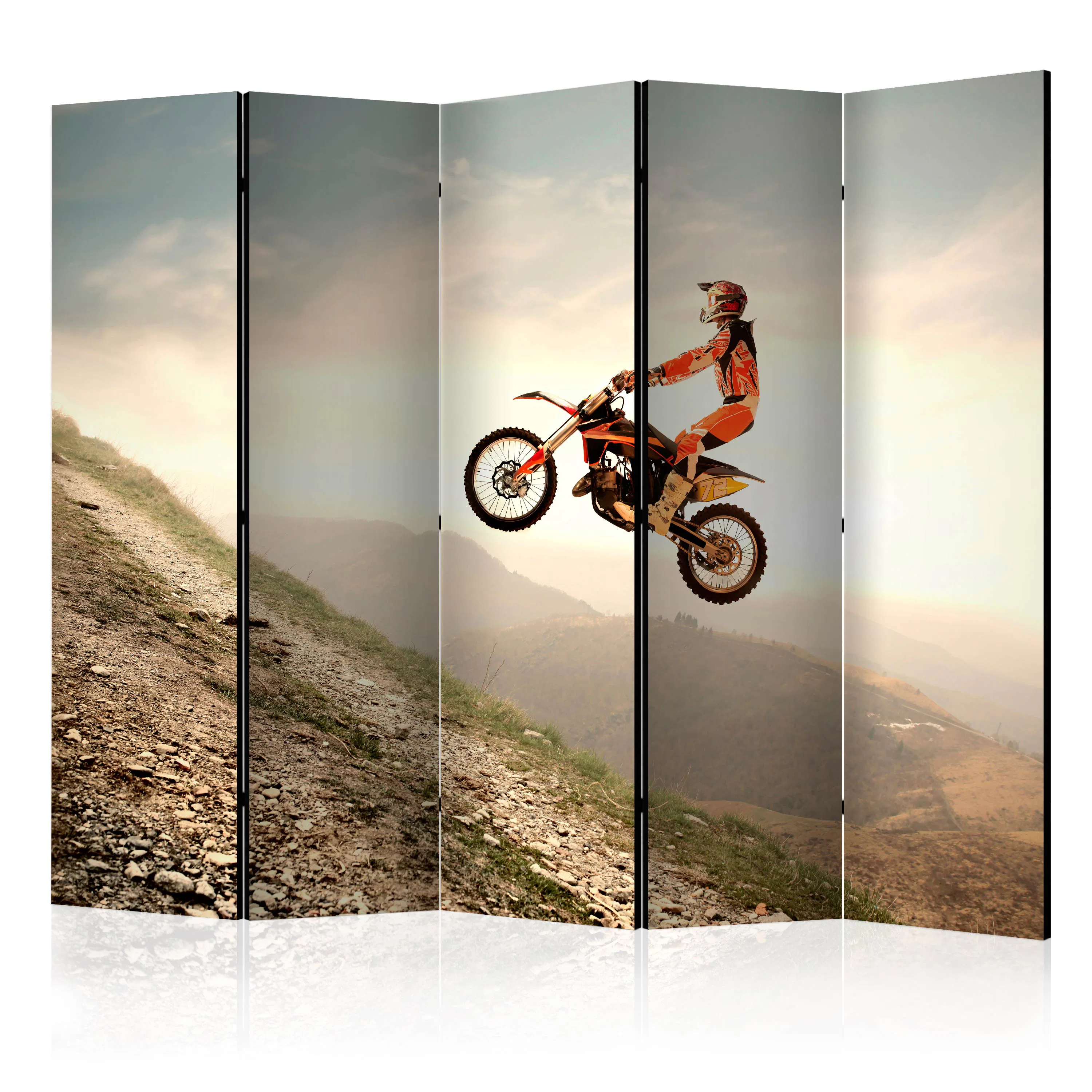 Rumsavdelare Skärmvägg Arkiio Motor Sport II 225x172 cm