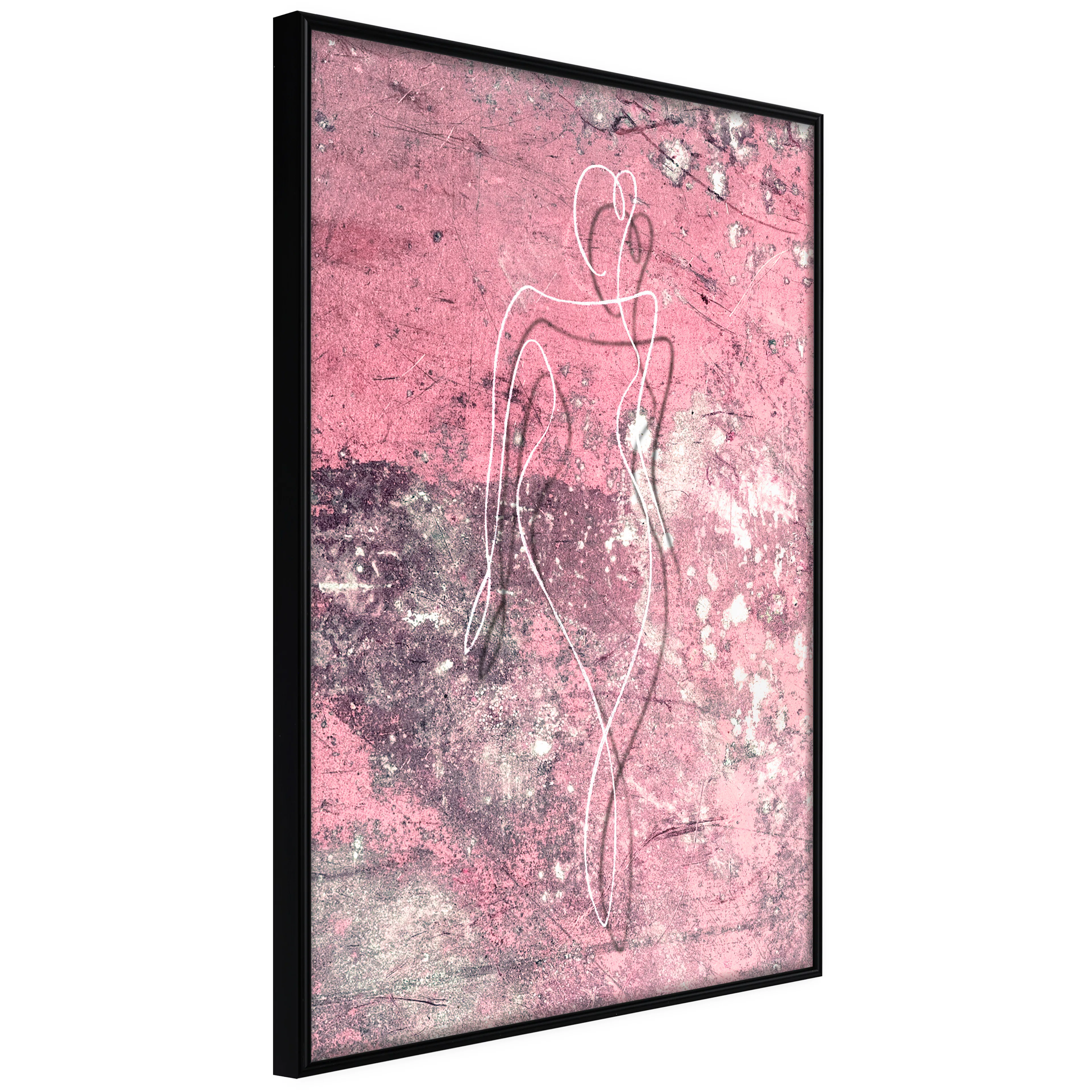 Affisch - Marble Shape [Poster] 20x30 Svart ram, 20x30 cm