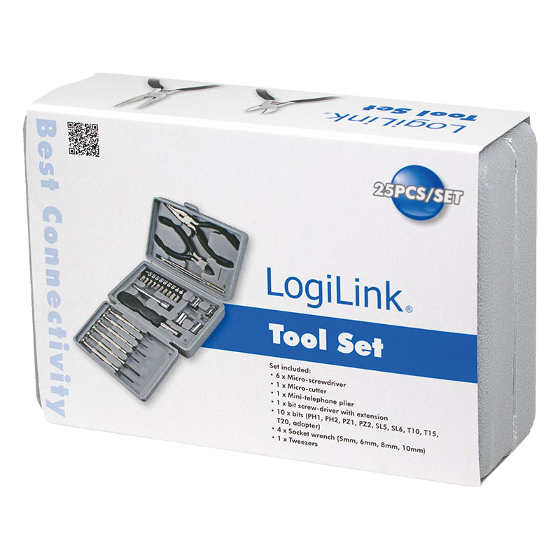 Verktygssats LogiLink 25 delar