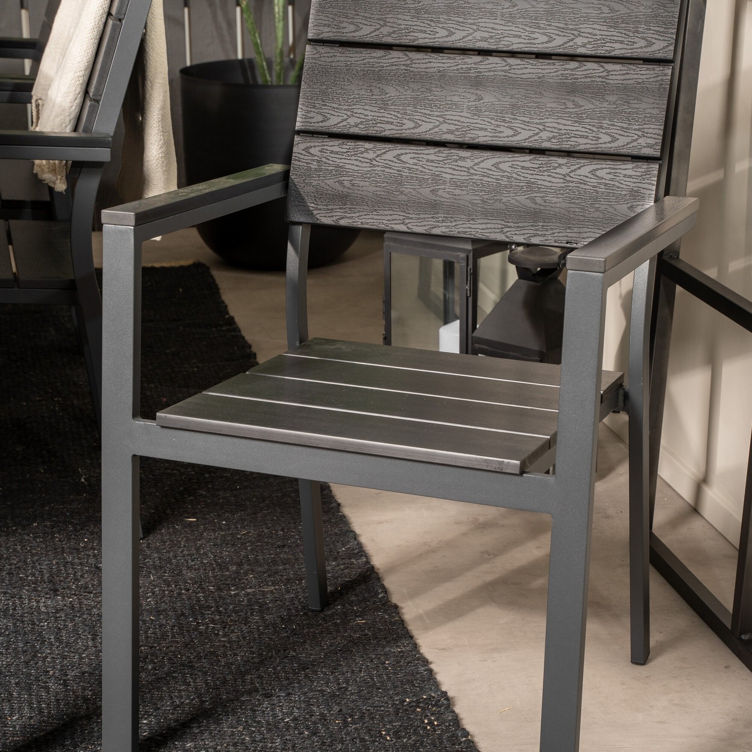 Matgrupp Venture Home Berfin med 6 Lova Matstolar