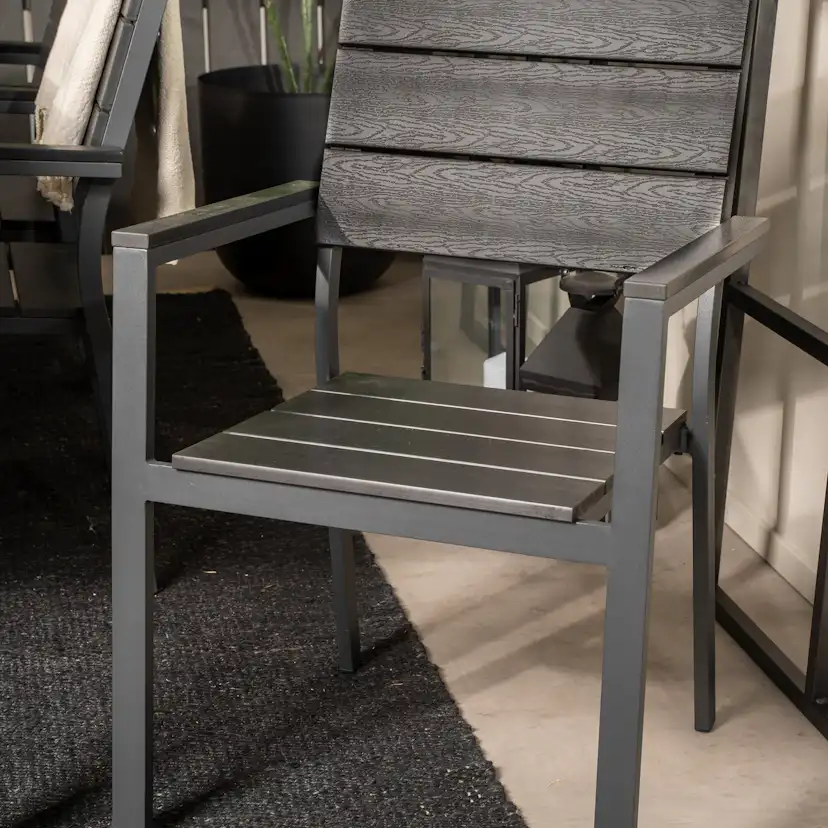 Matgrupp Venture Home Berfin med 6 Lova Matstolar