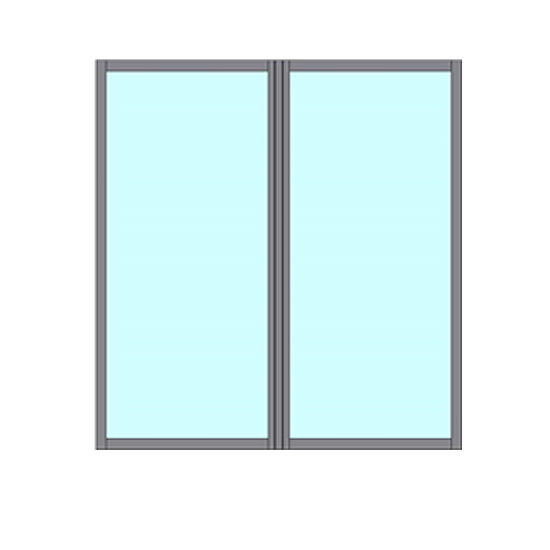 Fast Väggparti Novoroom Energi 2-Delat