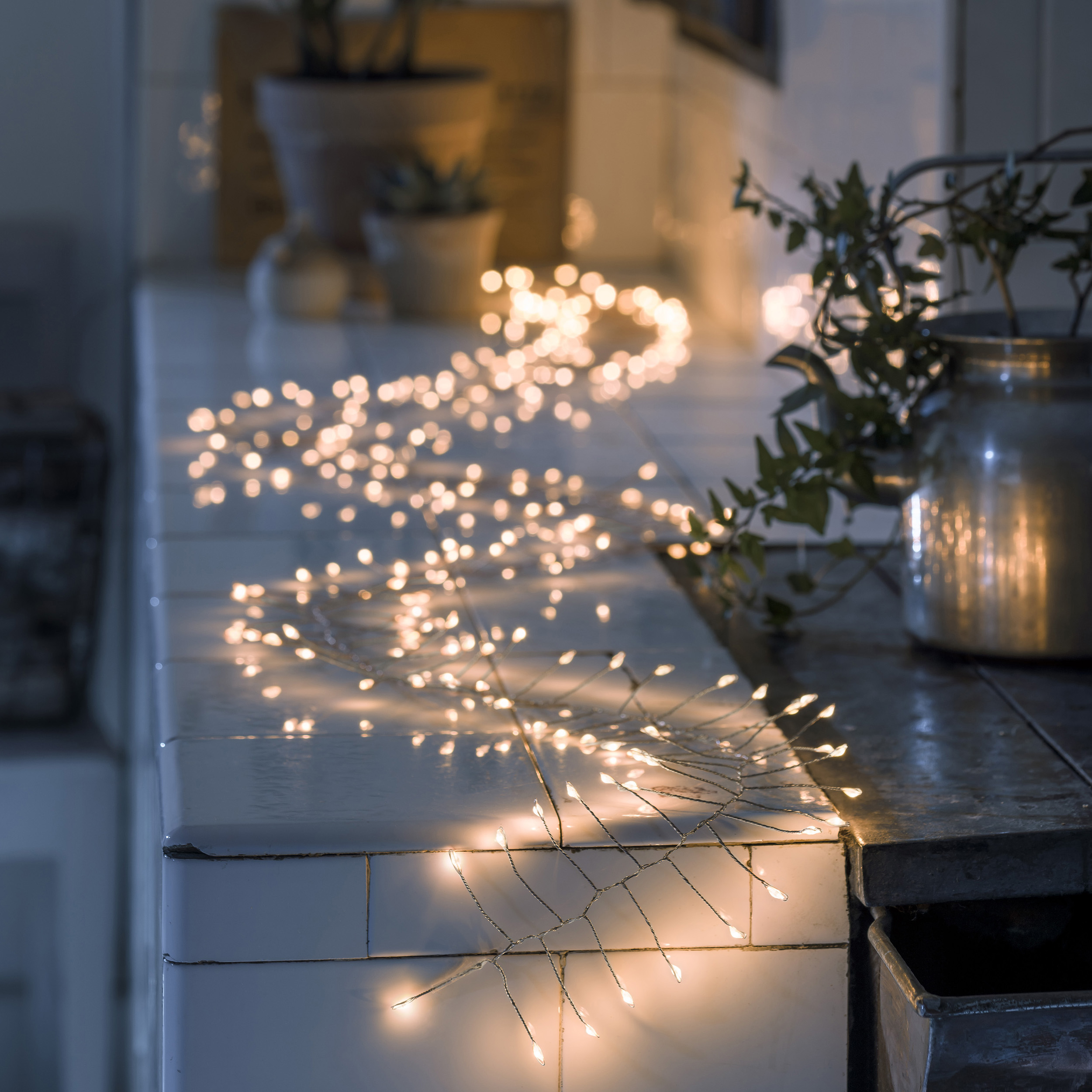 Ljusslinga Gnosjö Konstsmide Microcluster Amber LED 200L