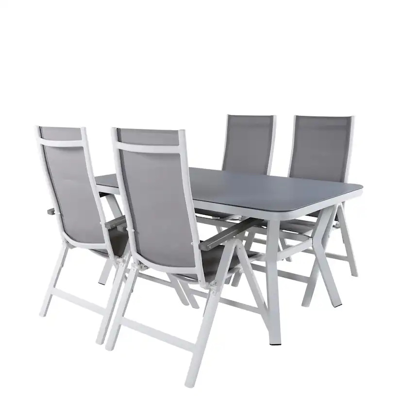 Matgrupp Venture Home Vyn med 4 Arz Matstolar
